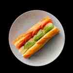 Buffalo Mozarella & Roma Tomato on Baguette