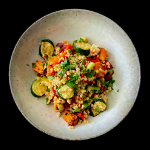 Isreali Cous Cous & Pumpkin Salad